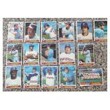 K - Set of Vintage Topps Texas Rangers Baseball Cards