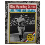 K - Set of 4 The Sporting News All-Time All-Stars Baseball Cards