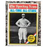 K - Set of 4 The Sporting News All-Time All-Stars Baseball Cards