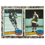 K - Vintage Minnesota North Stars Hockey Cards