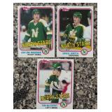 K - Vintage Minnesota North Stars Hockey Cards