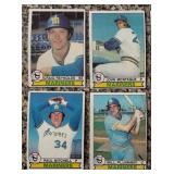 K - 1978 Topps Seattle Mariners Baseball Card Collection