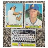 K - 1978 Topps Seattle Mariners Baseball Card Collection