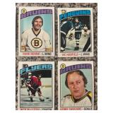 K - Collection of Vintage Hockey Sports Cards Assorted Teams