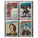 K - Collection of Vintage Hockey Sports Cards Assorted Teams