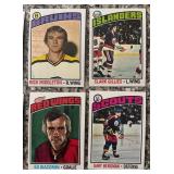 K - Collection of Vintage Hockey Sports Cards Assorted Teams