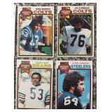 K - Lot of Vintage Defensive Football Trading Cards