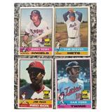 K - Lot of Vintage Baseball Sports Cards Featuring Stars