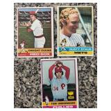 K - Lot of Vintage Baseball Sports Cards Featuring Stars