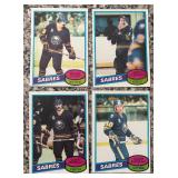 K - Set of Vintage Buffalo Sabres Hockey Sports Cards