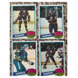 K - Set of Vintage Buffalo Sabres Hockey Sports Cards