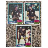 K - Set of Vintage Buffalo Sabres Hockey Sports Cards