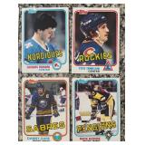 K - Set of Vintage Topps Hockey Sports Cards Assorted Teams
