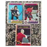 K - Collection of 7 1970s NHL All-Star Hockey Cards