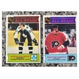 K - Collection of 7 1970s NHL All-Star Hockey Cards