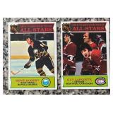 K - Collection of 7 1970s NHL All-Star Hockey Cards