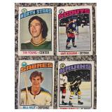 K - Collection of Vintage Hockey Sports Cards Assorted Teams and Players