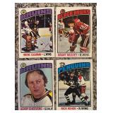 K - Collection of Vintage Hockey Sports Cards Assorted Teams and Players