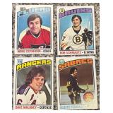 K - Collection of Vintage Hockey Sports Cards Assorted Teams and Players