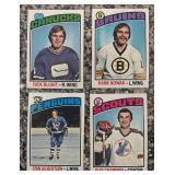 K - Collection of Vintage Hockey Sports Cards Assorted Teams and Players