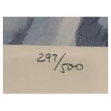 LLBR - Framed RA Knuth Limited Edition Print "Songbirds in Snow"