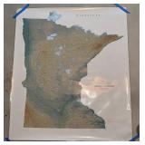 LLBR - Laminated Large Minnesota Wall Map by Raven Maps