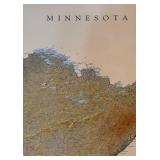 LLBR - Laminated Large Minnesota Wall Map by Raven Maps