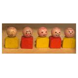 LLBR - Vintage Fisher Price Little People Collection with Accessories