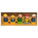 LLBR - Vintage Fisher Price Little People Collection with Accessories