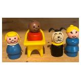LLBR - Vintage Fisher Price Little People Collection with Accessories