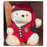 LLBR - Set of 3 Holiday Santa Bears Plush Collection