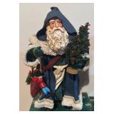 LLBR - Collection of 6 Christmas Dolls and Figurines, Including Santa and Mickey Mouse