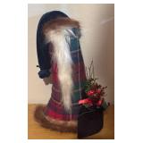 LLBR - Collection of 6 Christmas Dolls and Figurines, Including Santa and Mickey Mouse