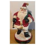 LLS - Set of 2 Santa Claus Statues by House of Hatten and More