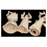 LLBR - Set of 3 Dresden Porcelain Angels