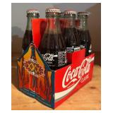 LLS - Vintage Coke Bottles Collection with Wooden Crate and Cardboard Boxes