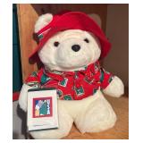LLBR - Collection of Santa Bears with 1992 Santa Bear Ornament