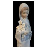 LLBR - Lladro Girl with Calla Lilies Porcelain Figurine