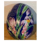 LLBR - Cloisonné Floral Egg and Trinket Box