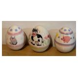 LLBR - Collection of Spring and Easter Decor with Bunny, Duck Figurines, Candleholders and More