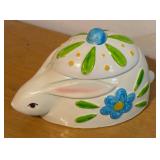 LLBR - Collection of Spring and Easter Decor with Bunny, Duck Figurines, Candleholders and More