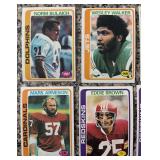 DR - Collection of Vintage Football Sports Cards Assorted Teams and Players