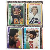 DR - Collection of Vintage Football Sports Cards Assorted Teams and Players