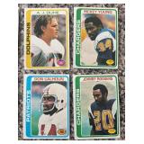DR - Collection of Vintage Football Sports Cards Assorted Teams and Players