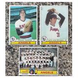 DR - Lot of 11 Vintage California Angels Baseball Cards
