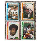 DR - Lot of Vintage NFL Football Trading Cards Assorted Players