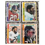 DR - Lot of Vintage NFL Football Trading Cards Assorted Players