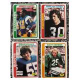 DR - Lot of Vintage NFL Football Trading Cards Assorted Players