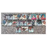 DR - Collection of Vintage Hockey Sports Cards with Player Images and Facsimile Signatures