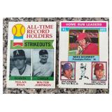 DR - Collection of 1979 Vintage Baseball Prospect and Record Holder Cards